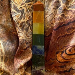 Chakra natural stone tower New